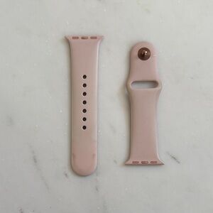 Apple Watch 38mm Pink Band with Rose Gold Hardware
